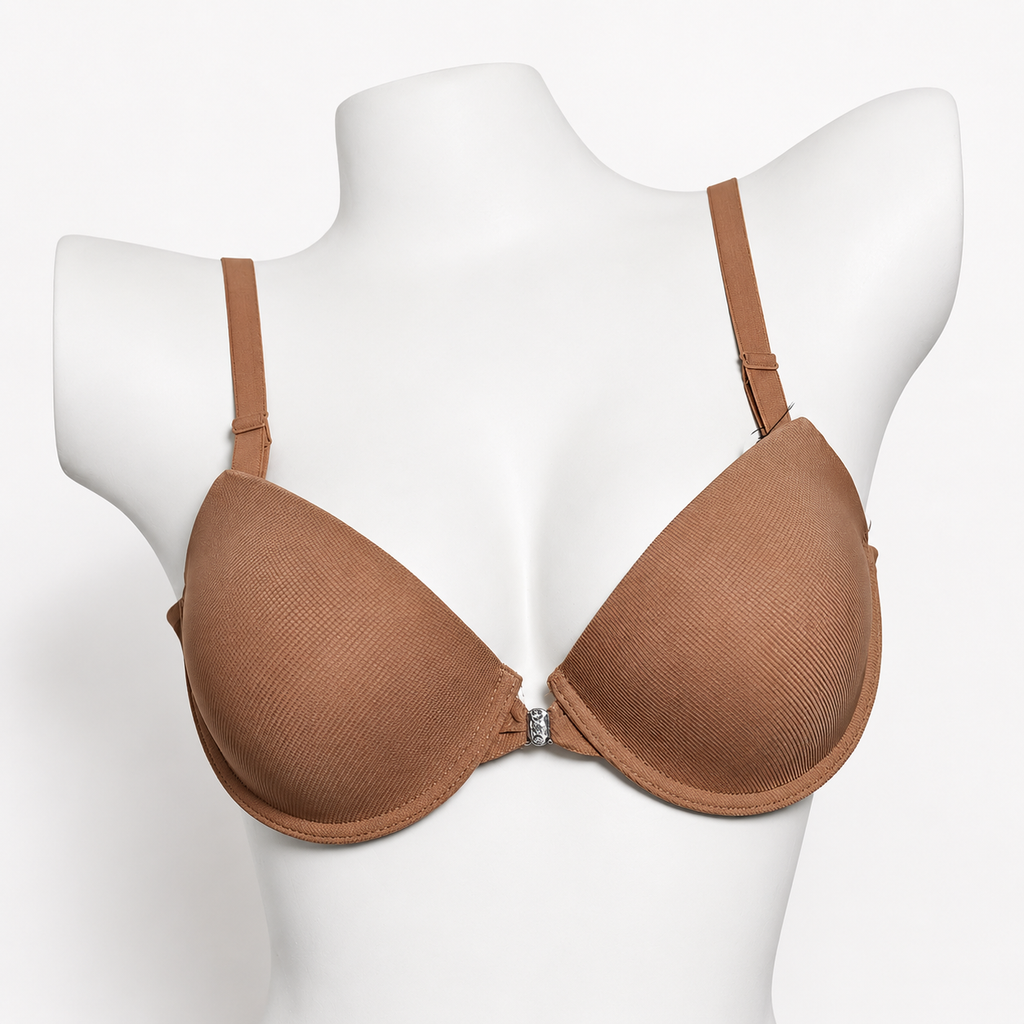 Front-Closure Padded Bra