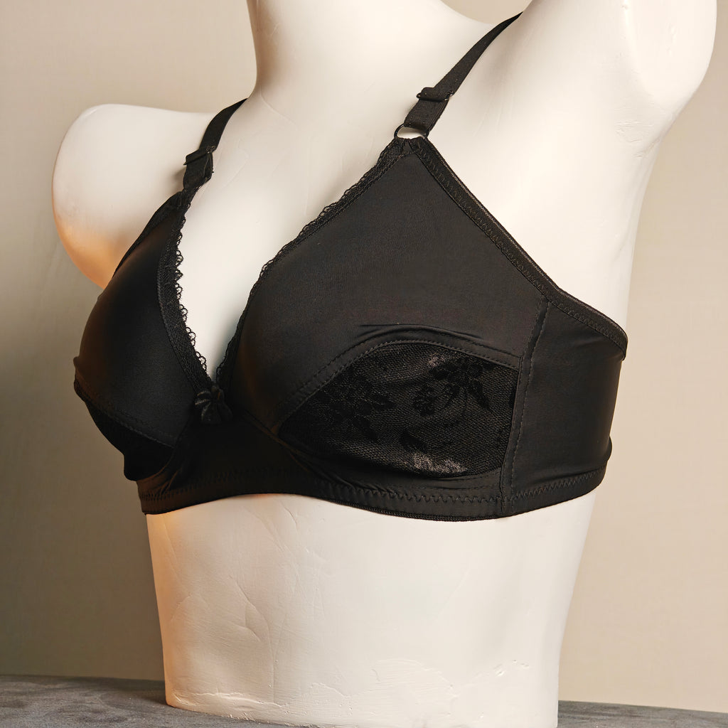 (PACK OF 3) Lace Panel Soft Cup Bra