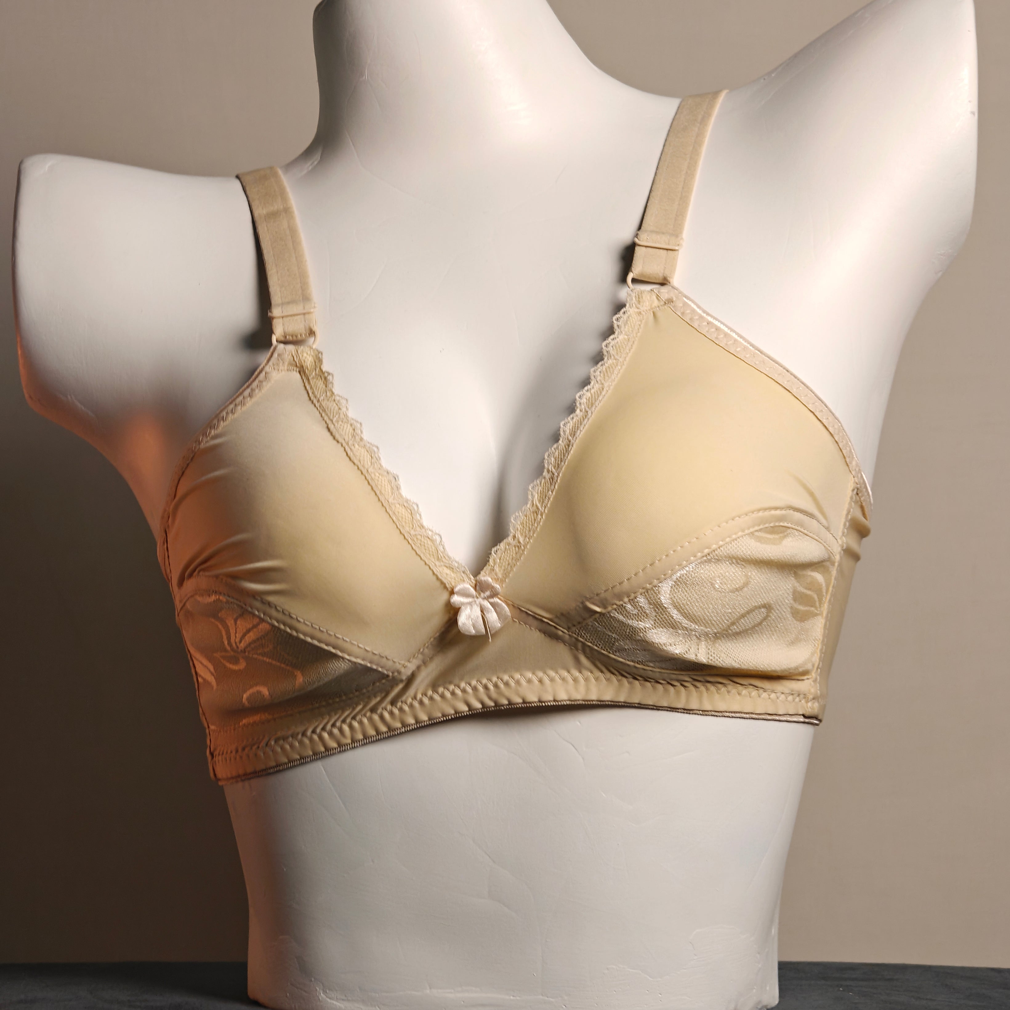 (PACK OF 3) Lace Panel Soft Cup Bra