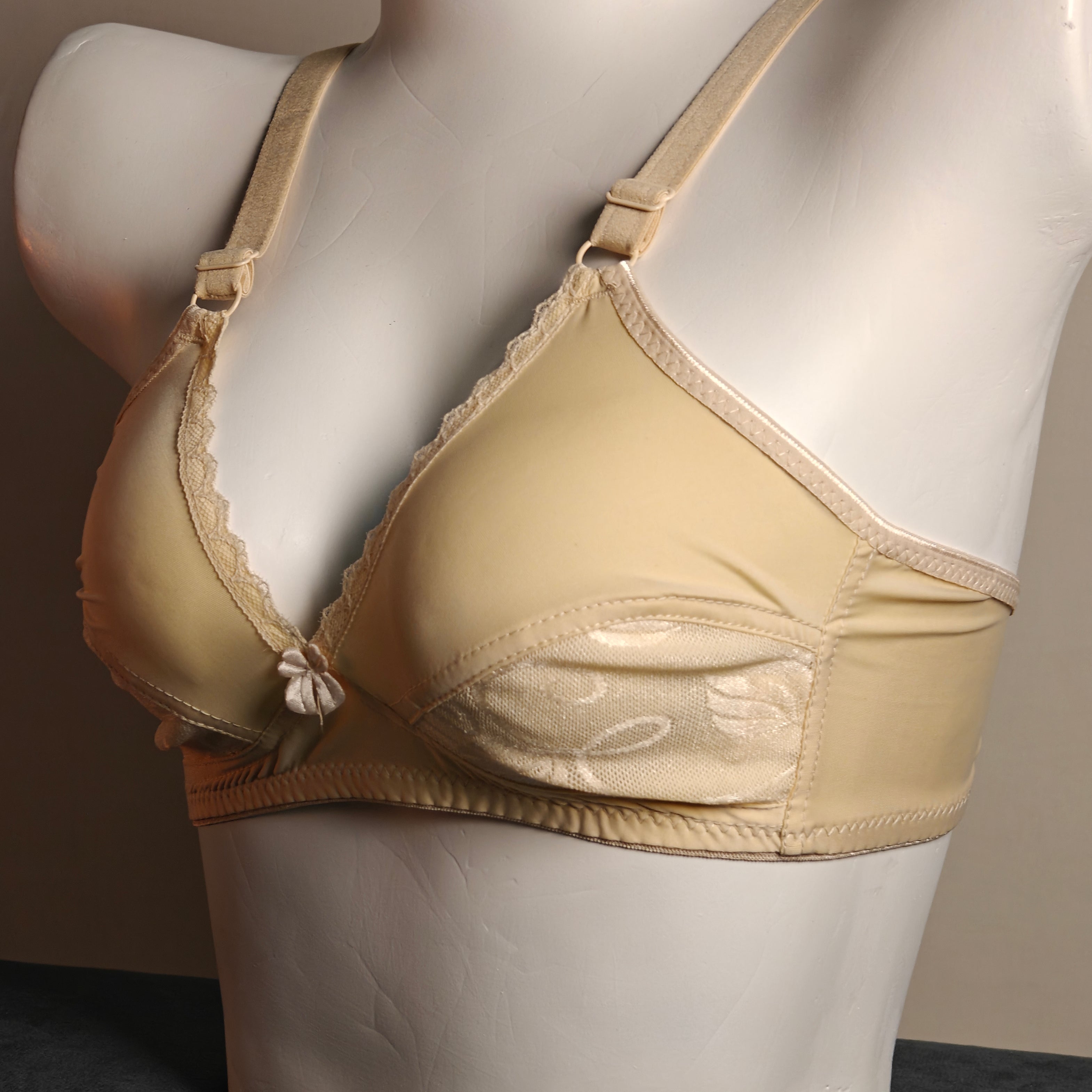 (PACK OF 3) Lace Panel Soft Cup Bra