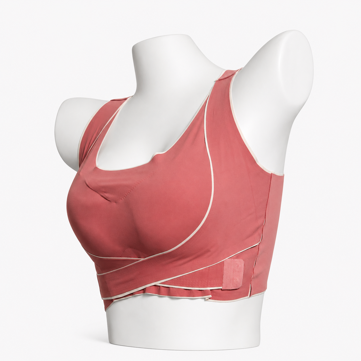 Coral Comfort Sports Bra