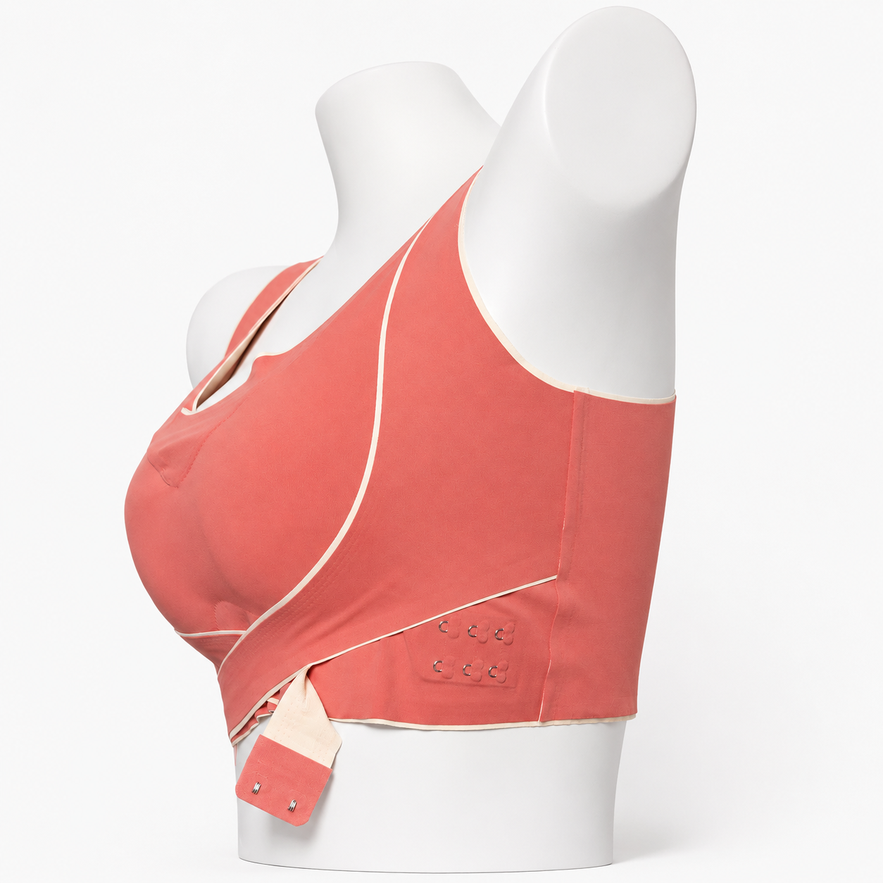 Coral Comfort Sports Bra